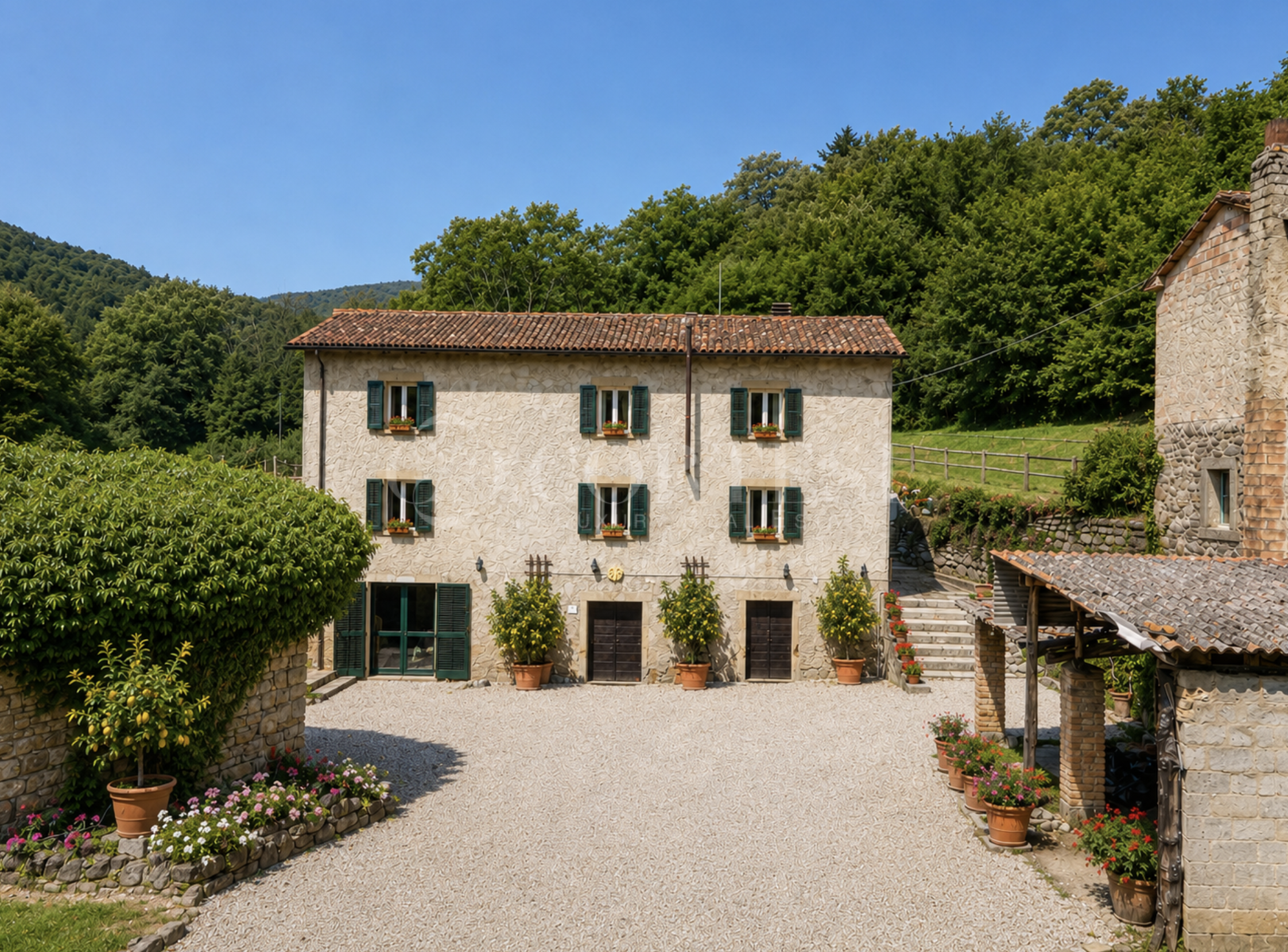 Landhaus / Toskana / Nähe von Arezzo Toskanisches Landhaus mit Pool und Gästehaus bei Cortona