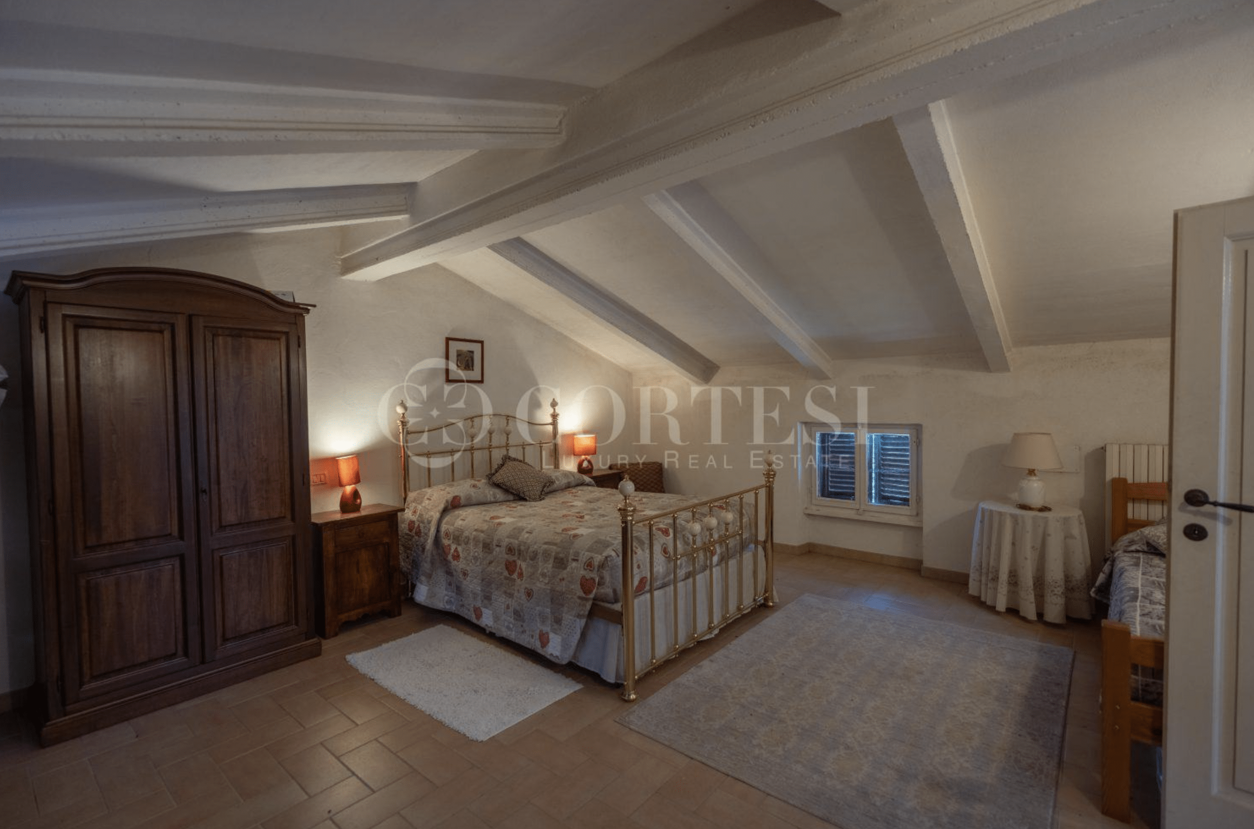 Toskanisches Landhaus / Schlafzimmer Toskanisches Landhaus mit Pool und Gästehaus bei Cortona